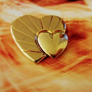 Azzaro Vintage Heart Brooch